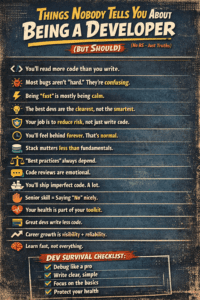 Things Nobody Tells You About Being a Developer (But Should)