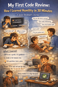 My First Code Review: How I Learned Humility in 30 Minutes