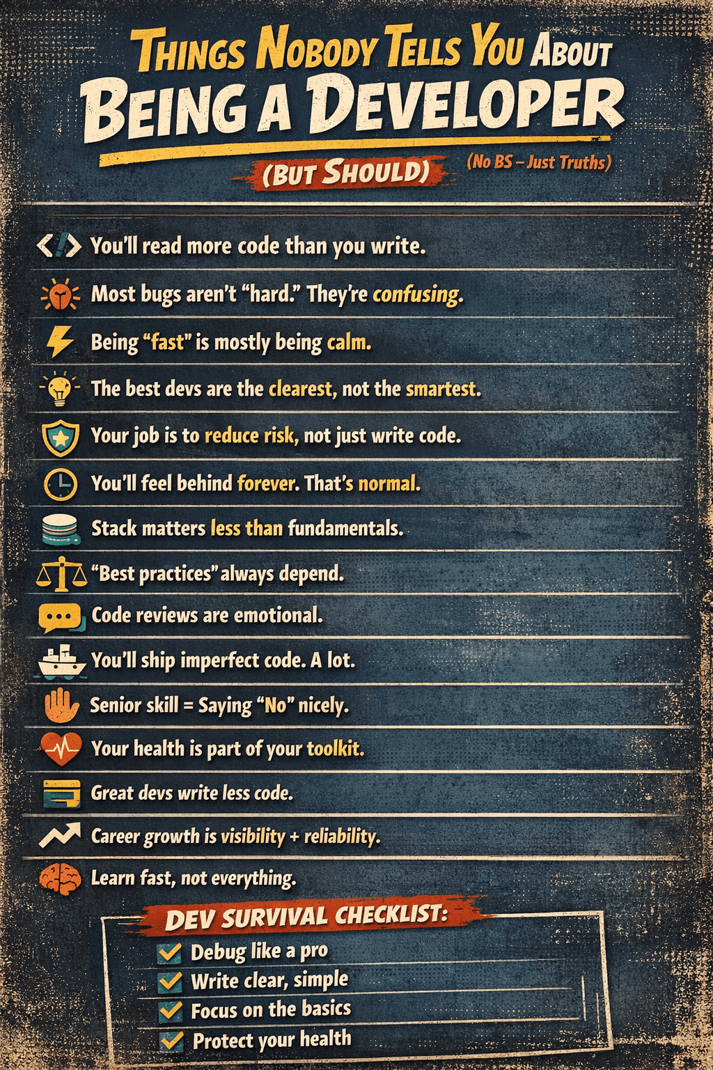 Things Nobody Tells You About Being a Developer (But Should)
