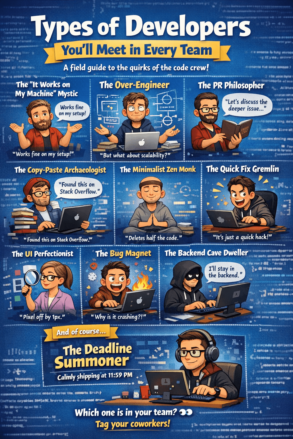 Types of Developers You’ll Meet in Every Team