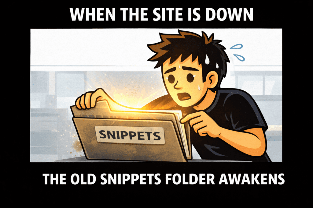 When Stack Overflow is Down: A Developer's Survival Guide (Meme Edition) When Stack Overflow is Down: A Developer's Survival Guide (Meme Edition)